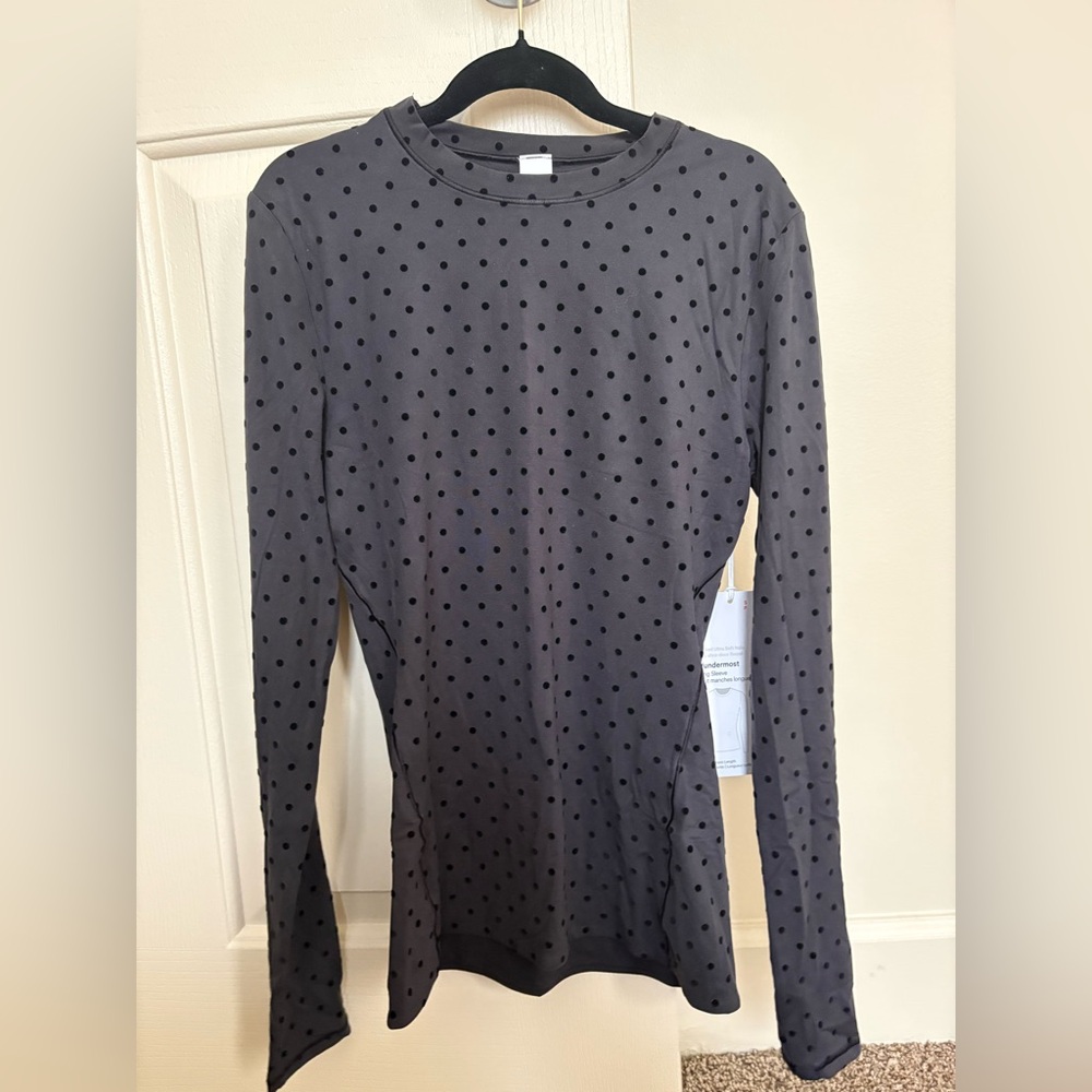 Lululemon Wundermost Ultra-Soft Nulu Crewneck Long-Sleeve Shirt Flocked
